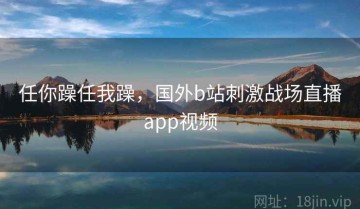 任你躁任我躁，国外b站刺激战场直播app视频