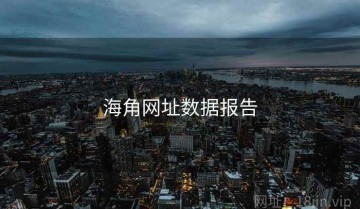 海角网址数据报告