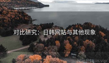 对比研究：日韩网站与其他现象