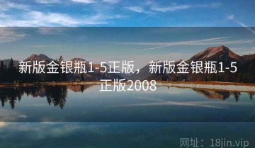 新版金银瓶1-5正版，新版金银瓶1-5正版2008